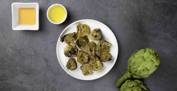 LR_Cropped_Grilled Artichokes by The Ultimate Artichoke with EVOO gray